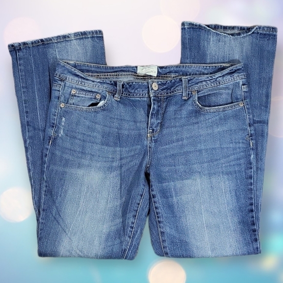 Areopostale Women's Chelsea Bootcut Mid-rise Jeans Size 13/14 - Picture 2 of 7